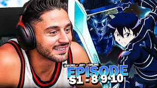 KIRITO VS THE GLEAM EYES  💥 DEJA LE MARIAGE  😱 SWORD ART ONLINE SAISON 1 EPISODE 8 9 10 REACTION [upl. by Gnehs568]