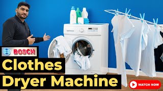 clothes dryer machine  condenser tumble dryer  bosch tumble dryer  bosch condenser dryer  dryer [upl. by Ahsienal]