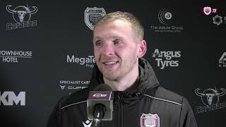 Arbroath 1  0 Stenhousemuir  Scott Stewart  Post Match Interview [upl. by Charlotta766]