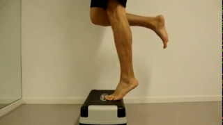 2 Achillespees oefeningen Single leg Calf Raises Level 2  Fysiotherapie Utrecht Oost [upl. by Werda966]