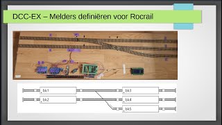 Arduino DCCEX deel 3A  Melders definiëren voor gebruik in Rocrail [upl. by Nairam857]