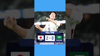 Hasil pertandingan jepang vs Arab Saudi viralvideo kualifikasipialadunia2026 japan [upl. by Carlen]