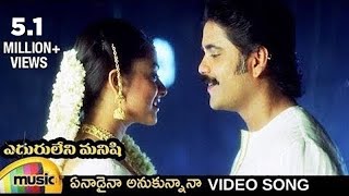 Eduruleni Manishi Telugu Movie Songs  Enadaina Anukunnana Video Song  Nagarjuna  Soundarya [upl. by Moran264]