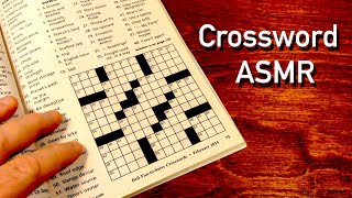 I LOVE a GOOD Crossword Puzzle ASMR [upl. by Felton]