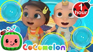 The Bubble Song  Learn Shapes and Circles with JJ  CoComelon Nursery Rhymes amp Kids Songs [upl. by Sirromal]