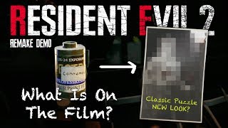 Resident Evil 2 Remake Demo  What’s On The Film  Classic Puzzle ReImagined [upl. by Gahan784]