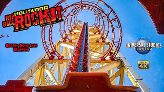 2022 Hollywood Rip Ride Rockit Roller Coaster On Ride 4K POV Universal Studios Florida Orlando [upl. by Takakura861]