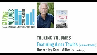 Talking Volumes 2021 Amor Towles on The Lincoln Highway [upl. by Azilem]