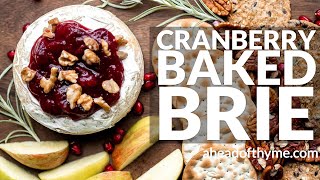 Cranberry Baked Brie [upl. by Arral108]