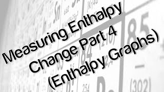 Measuring enthalpy change part 4 enthalpy graphs [upl. by Trenna667]