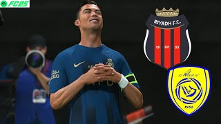 FC 25 Al Riyadh vs Al Nassr  Saudi Pro League 202425 Match Ft Ronaldo  PS5™4K [upl. by Adrell15]