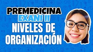 Premedicina EXANI II Niveles de organización [upl. by Olodort]