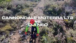 TESTING THE DJI NEO RIDING THE CANNONDALE MOTERRA LT2 [upl. by Enirok]