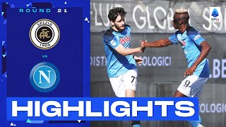 SpeziaNapoli 03  Osimhen scores twice in Napoli away win Goals amp Highlights  Serie A 202223 [upl. by Aciria422]