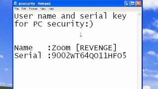 Serial key for pc security [upl. by Del]