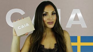 CAIA COSMETICS  FIRST IMPRESSIONS In Swedish [upl. by Sobmalarah]