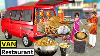 Hardworking Lady Running Tiffin Van Chicken Biryani Idly Egg Omelette Street Food Hindi Kahani Story [upl. by Waxler777]