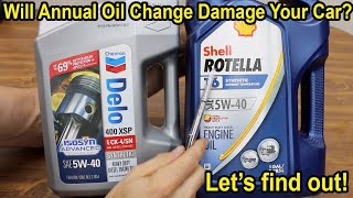 Will Annual Oil Change Damage Your Car Lets find out [upl. by Oilegor]