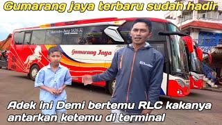 Kedatangan bus Terbaru Gumarang jaya dan langsung beroperasi dg full penumpang [upl. by Kimmy52]