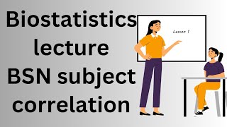 biostatistics lecture by sir adeelbiostatisticianNursing subject based correlation [upl. by Essyle]