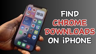 How to Find Chrome Downloads on iPhone [upl. by Ardnuhsed]