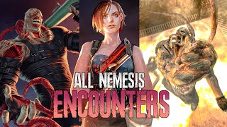 ALL NEMESIS ENCOUNTERS【HANDGUN ONLY  NO DAMAGE】Resident Evil Umbrella Chronicles 4K60ᶠᵖˢ [upl. by Lewellen]