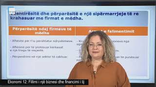 Ekonomi 12  Fillimi i një biznesi dhe financimi i tij [upl. by Wilfreda]