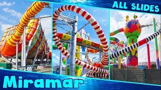 ALL INSANE WATER SLIDES at Miramar Weinheim [upl. by Armallas]