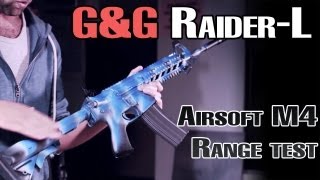 GampG CM16 Raider Review and Shooting Test  TwoTone Airsoft [upl. by Aymik]