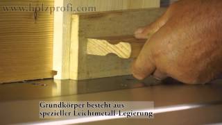 Schubladen fräsen und verleimen mit Holzprofi Schubladen Verleimfräser FW48 [upl. by Guevara947]