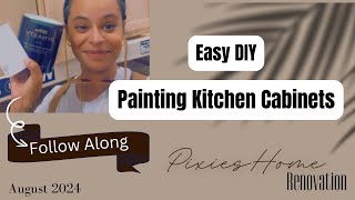 Easy DIY Painting Your Kitchen Cabinets [upl. by Eirual713]