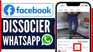 Comment Dissocier Un Compte Whatsapp De Facebook  En 2024 [upl. by Limoli]