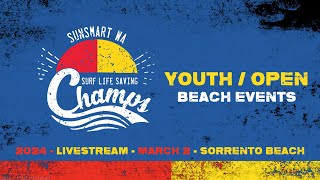 SunSmart WA Surf Life Saving Championships  Beach Events [upl. by Ebert]