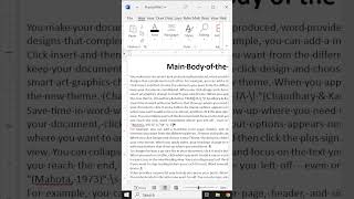 Trick Quickly Remove ALL Citations from the document  How to  Mark Citation in Word [upl. by Sevart106]