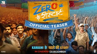 Zero Se Restart – Official Teaser  Vidhu Vinod Chopra  In Cinemas 13th December 2024 [upl. by Onirefes]