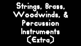 Strings Brass amp Woodwinds Instruments In Order [upl. by Christianity]