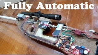 Homemade Airsoft Auto Sniper Rifle [upl. by Nanreit831]