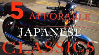 5 Affordable Classic Japanese Motorcycles [upl. by Thesda]