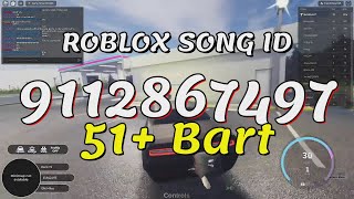 51 Bart Roblox Song IDsCodes [upl. by Clough]