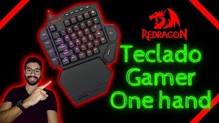 REDRAGON DITI RGB K585 TECLADO MECÂNICO PARA TODOS OS TIPOS DE GAMES [upl. by Navoj]