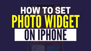 How To Add Photo Widget On iPhone iOS 18 [upl. by Bell]