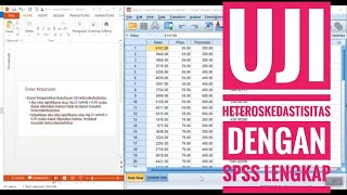 Rank Spearman Uji Heteroskedastisitas Part 3SPSS Tutorial [upl. by Akemal188]