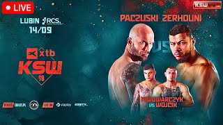 KSW 98 Paczuski vs Zerhouni  MMA LIVE STREAM  FIGHT COMPANION Konfrontacja Sztuk Walki  KSWTV [upl. by Adamis]