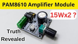 PAM8610 15W x 2 Stereo Amp Circuit  Easy Assembly for Crisp Audioquot amplifier audiobox [upl. by Eissolf]