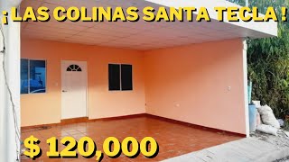 VENTA CASA A ESTRENAR ZONA LAS COLINAS SANTA TECLA  EL SALVADOR [upl. by Greenburg]