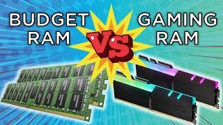 Budget RAM VS Gaming RAM Which To Buy [upl. by Tezil]