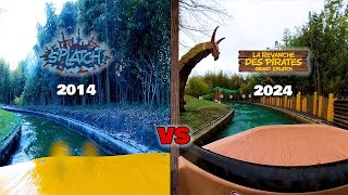 COMPARATIF GRAND SPLATCH VS LA REVANCHE DES PIRATES  Parc Astérix On ride [upl. by Smoot]