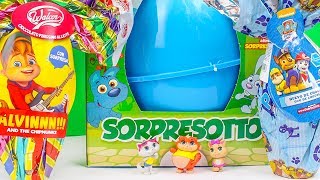 Il Sorpresotto dei Mini Cuccioli e le Uova di Pasqua di Alvin e dei Paw Patrol 🐣🍫 [upl. by Ekralc]