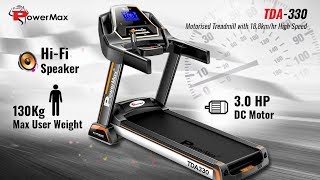 Powermax Fitness TDA330 Treadmill [upl. by Marcie328]