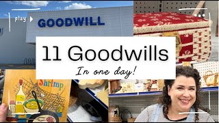 Thrift With Me  EVERY GOODWILL IN OMAHA  Thrifting Eleven Goodwills In One Day [upl. by Lednor]